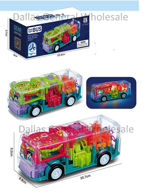 Toy Transparent Mechanical Bus Wholesale