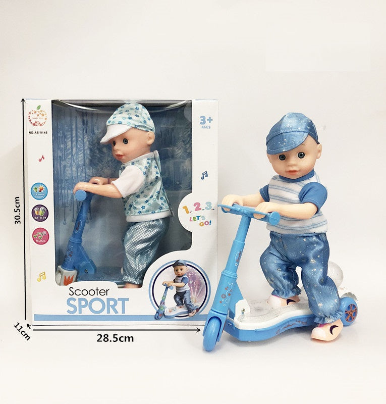 B/O Toy Electronic Doll with Scooters Wholesale - Dallas General Wholesale