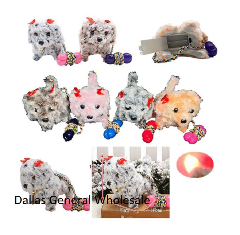 Toy Barking Puppy Dogs with Leash Wholesale