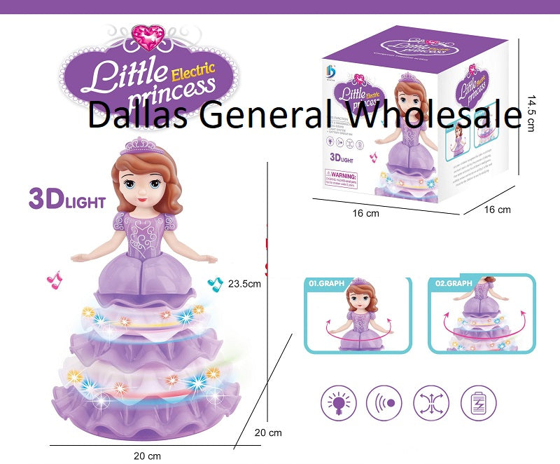 Electronic Toy Spinning Princess Doll Wholesale