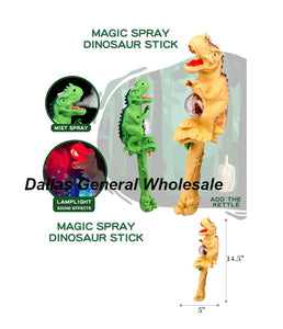 Carnival Toy Light Up Mist Spray Dinosaur Wands Wholesale