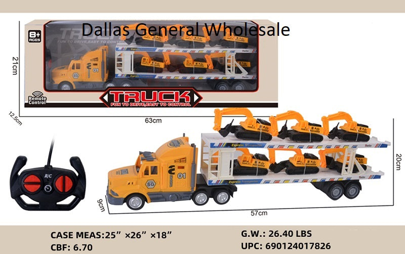 Toy RC 18 Wheeler Construction Trucks Wholesale