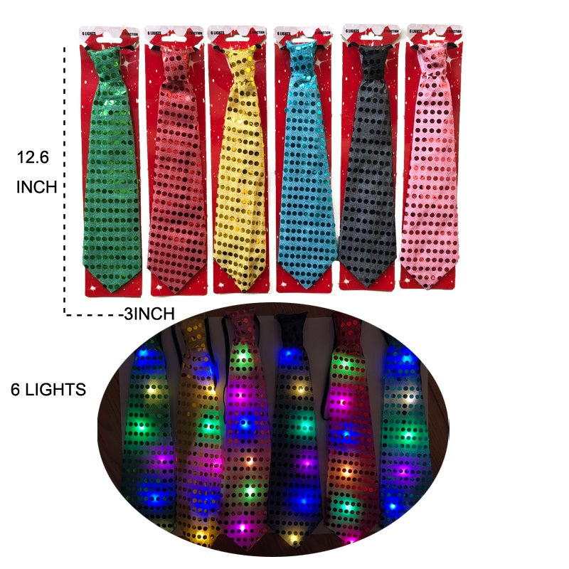 Glowing Carnival Neckties Wholesale - Dallas General Wholesale