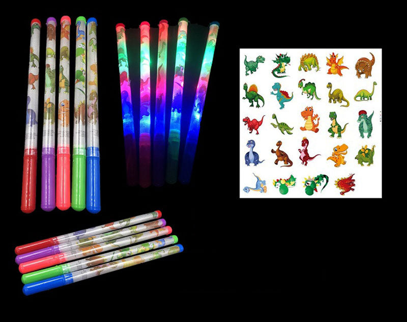 Flashing Light Up Dinosaur Wands Wholesale