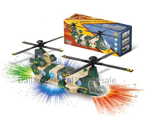 Toy Bump and Go Military Helicopters Wholesale