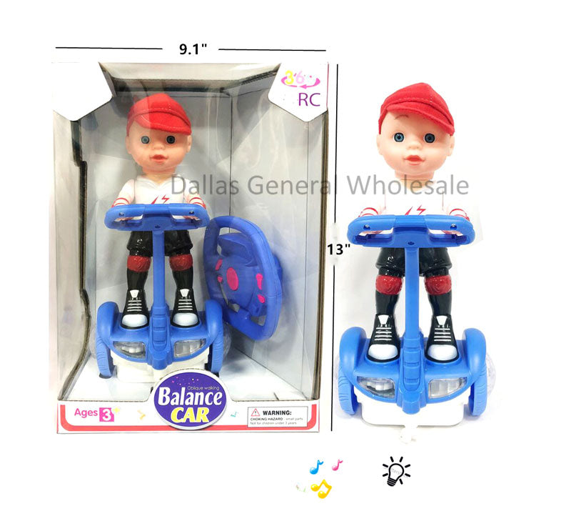 Toy RC Electronic Baby Boy with Scooter Wholesale