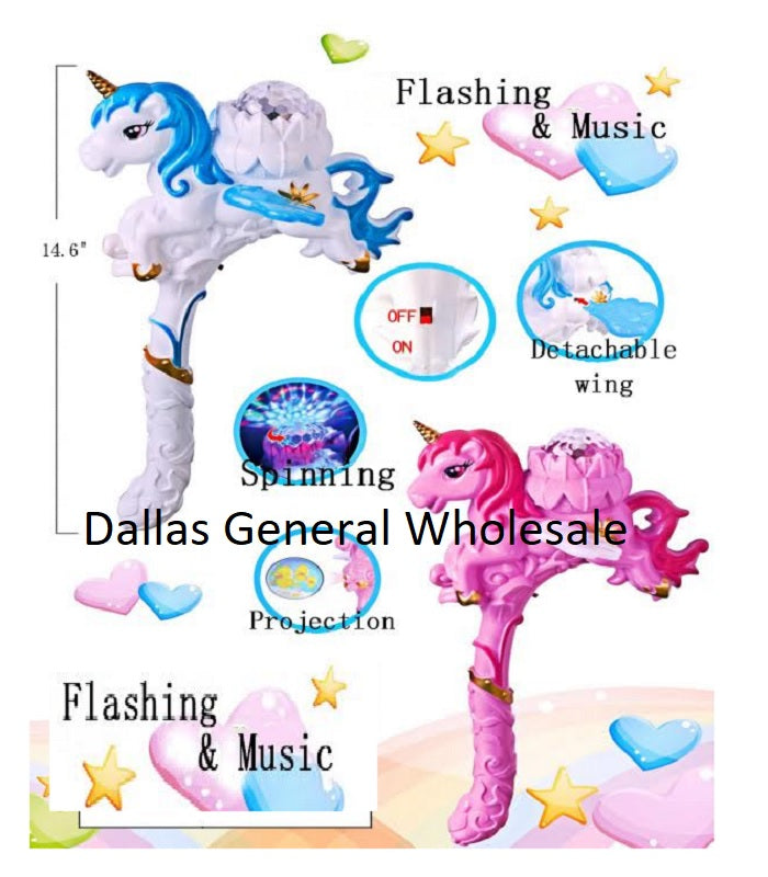 Carnival Toy LED Music Unicorn Wands Wholesale