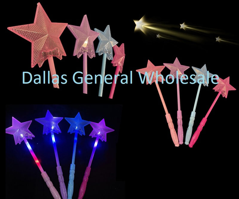 Carnival Glowing Fairy Star Wands Wholesale