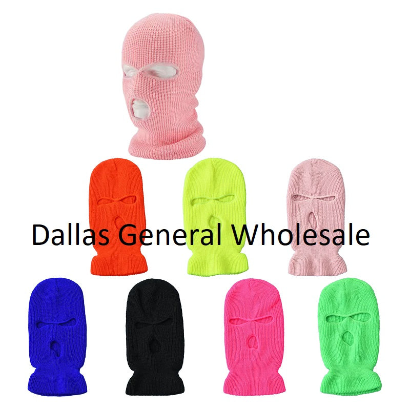 3 Hole Balaclava Beanie Mask Wholesale