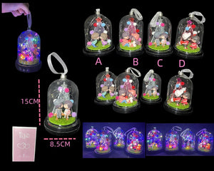 Enchanted Light Up Couple Kissing in Glass Display Wholesale