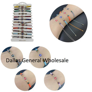 Fashion Braided Drawstring Bracelets Wholesale