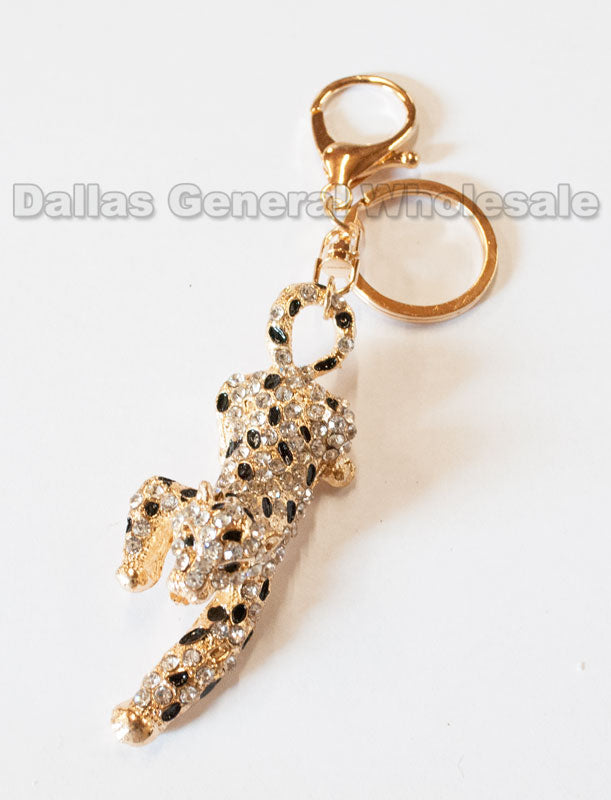 Bling Bling Leopard Key Chains Wholesale - Dallas General Wholesale