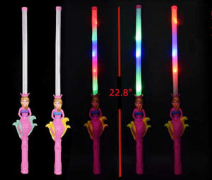 23" Light Up Toy Mermaid Wands Wholesale