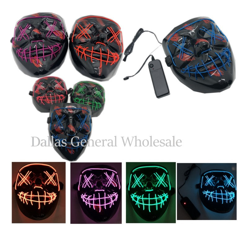 Light Up Clown Masks Wholesale - Dallas General Wholesale