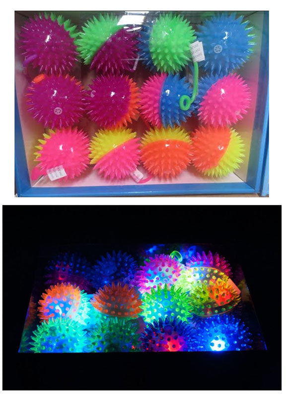Light Up Squeaky Spike Yoyo Balls Wholesale - Dallas General Wholesale