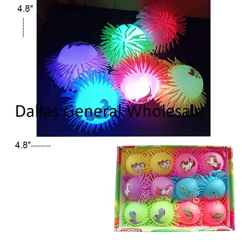 Dinosaur Unicorn Light Up Puffer Balls Wholesale