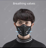 Double Velve Filter Face Masks with Carbon Filter