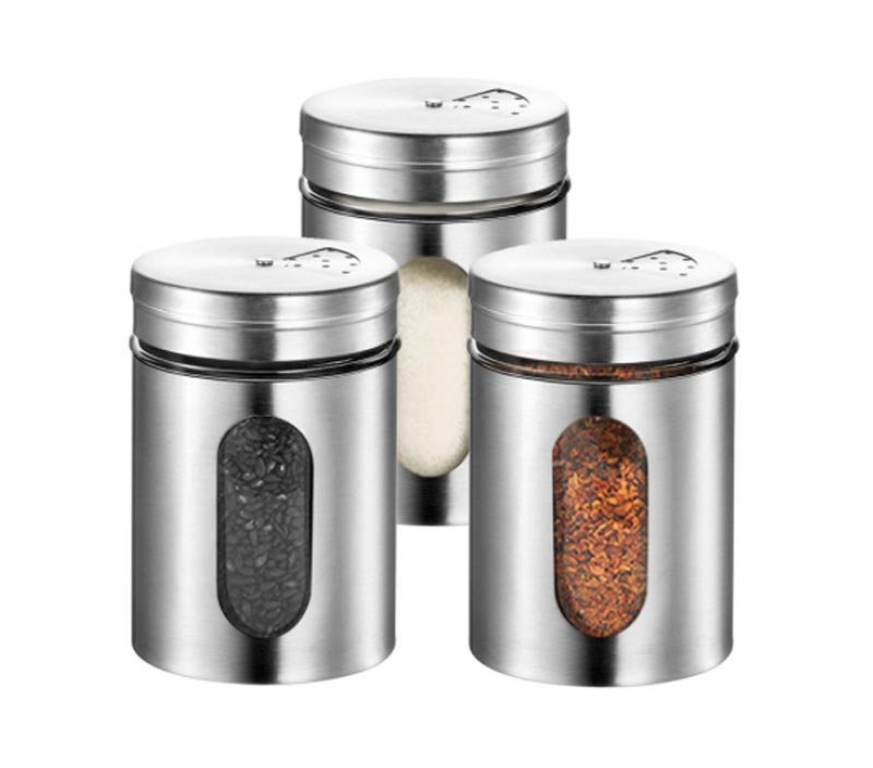 Wholesale Kitchen Salt and Pepper Shaker 90ml Glass Spice Bottle