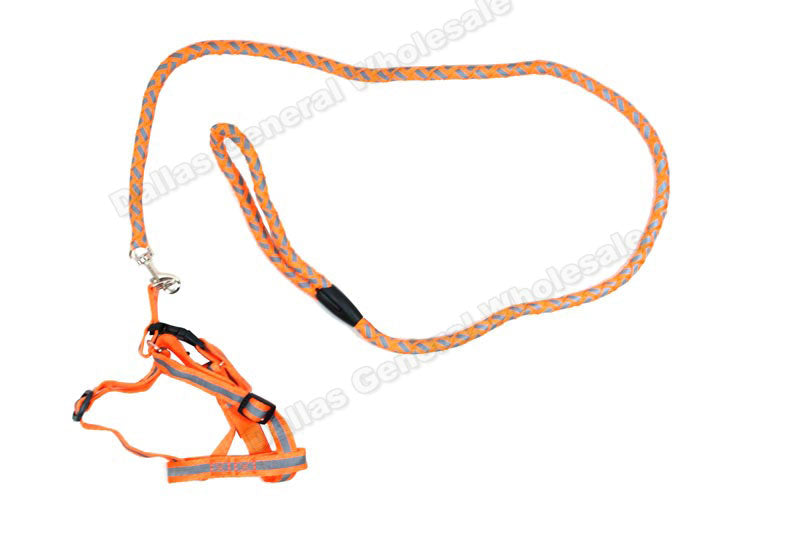 Reflective Dog Harness with Leash Sets Wholesale - Dallas General Wholesale