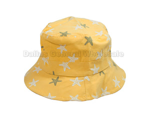 Kids Cute Starfish Bucket Hats Wholesale