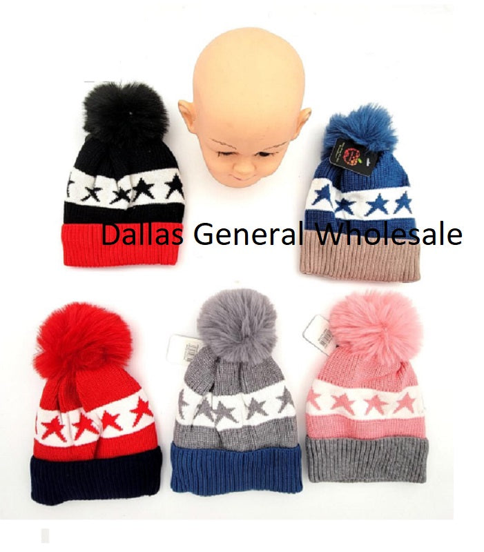 Adorable Kids Star Beanie Hats Wholesale