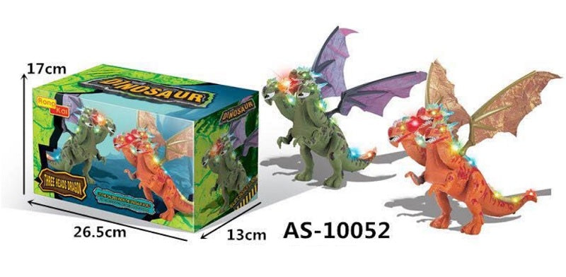 B/O Toy 3 Headed Dragons Wholesale - Dallas General Wholesale