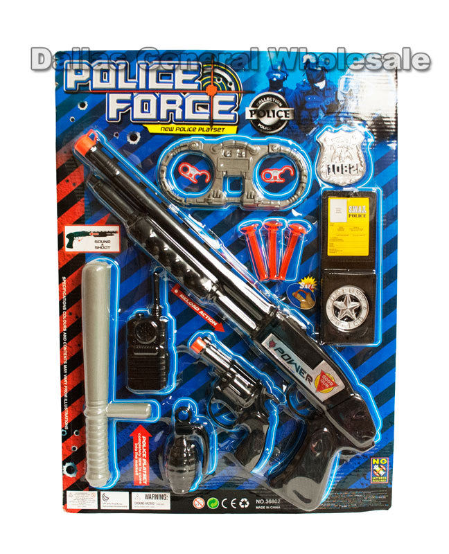 Pretend Play Plastic Police Play Sets Wholesale - Dallas General Wholesale
