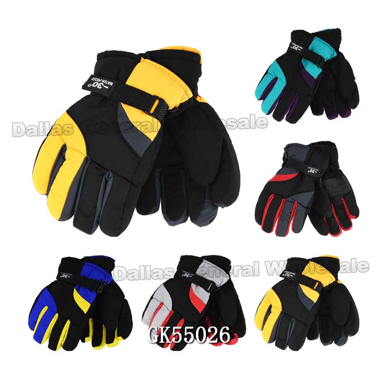 Kids Winter Casual Outdoors Gloves Wholesale - Dallas General Wholesale