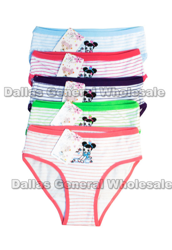 Little Girls Cute Striped Underwear Wholesale - Dallas General Wholesale