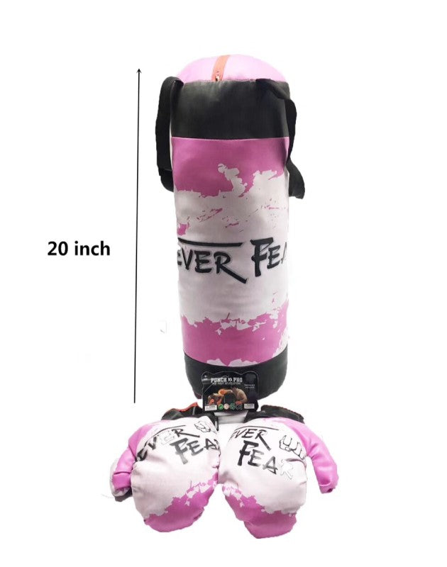 Pink Training Boxing Punching Bag Glove Set Wholesale - Dallas General Wholesale