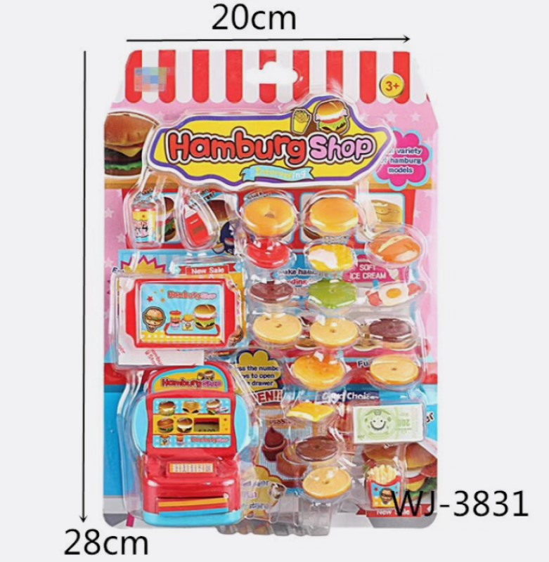 22 PC Burger Shop Play Set Wholesale - Dallas General Wholesale
