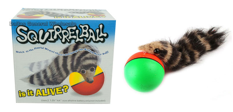 Toy Weasel Chasing Ball Wholesale - Dallas General Wholesale