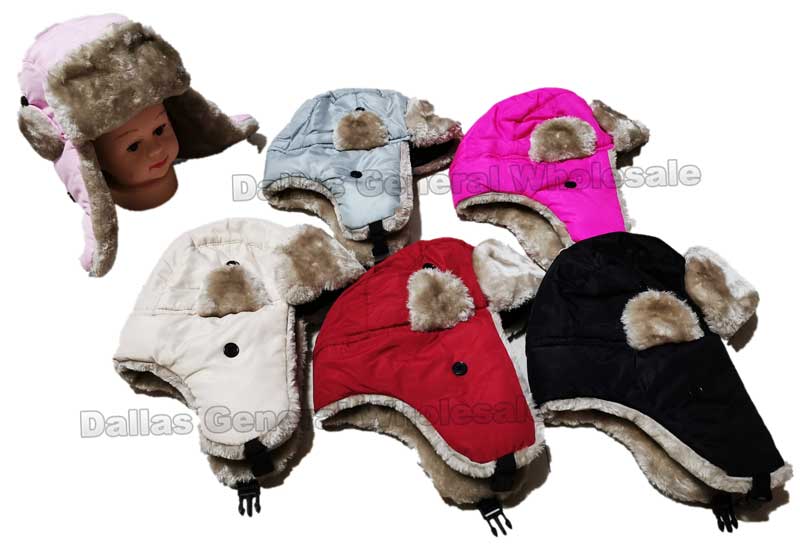 Kids Insulated Bomber Aviator Hats Wholesale - Dallas General Wholesale
