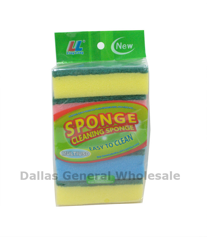 5 PC Sponge Scrubbers Wholesale