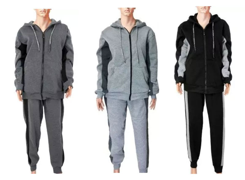 Fleece Lining Active Hoodie with Pants Wholesale - Dallas General Wholesale