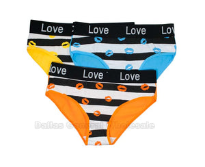 Girls Stripe Bikini Underwear Wholesale - Dallas General Wholesale