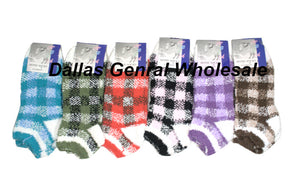 Girls No Show Fuzzy Socks Wholesale