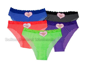 Seamless Ladies Polka Dots Underwear Wholesale