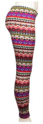 Women Fashion Printed Thermal Fur Lining Leggings Wholesale - Dallas General Wholesale
