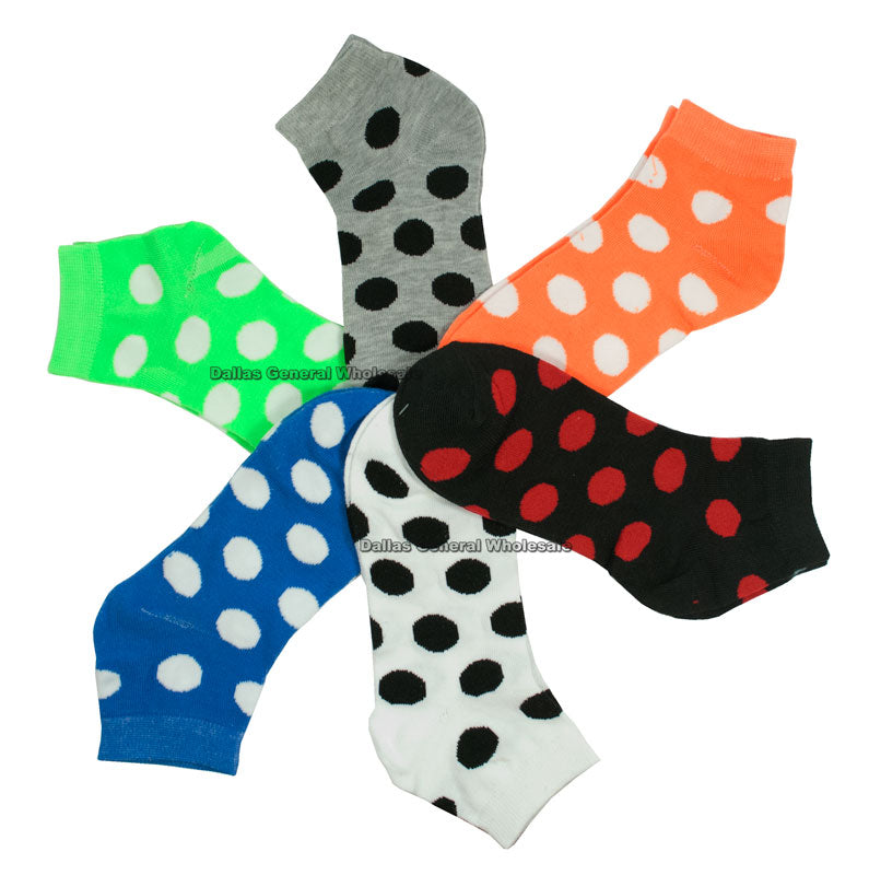 Ladies Printed Ankle Socks Wholesale - Dallas General Wholesale