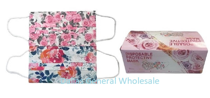 Adults Rose Disposable Non Medical Masks Wholesale