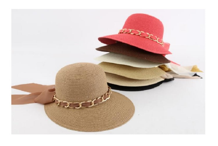 Ladies Fashion Straw Visor Hats Wholesale - Dallas General Wholesale