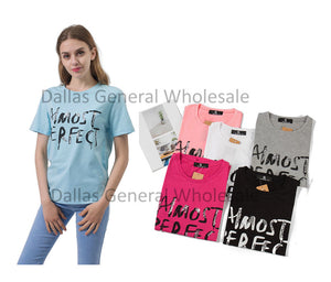 Girls "Almost Perfect" Cute Tshirts Wholesale