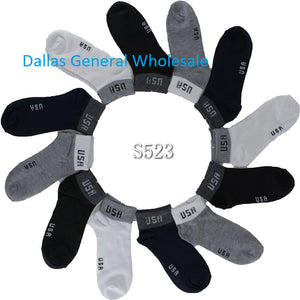 Ladies Casual USA Ankle Socks Wholesale