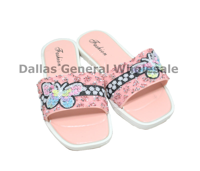 Ladies Cute Slip On PVC Sandals Wholesale