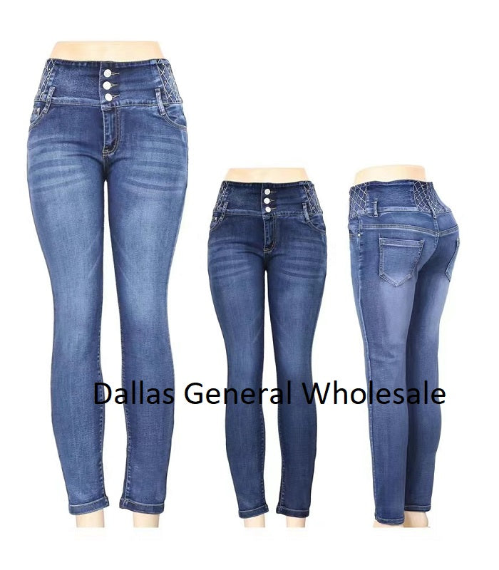 Trendy High Waist Denim Jeans Wholesale