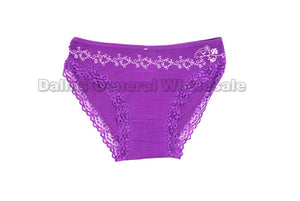 Ladies' Floral Lace Underwear - Dallas General Wholesale