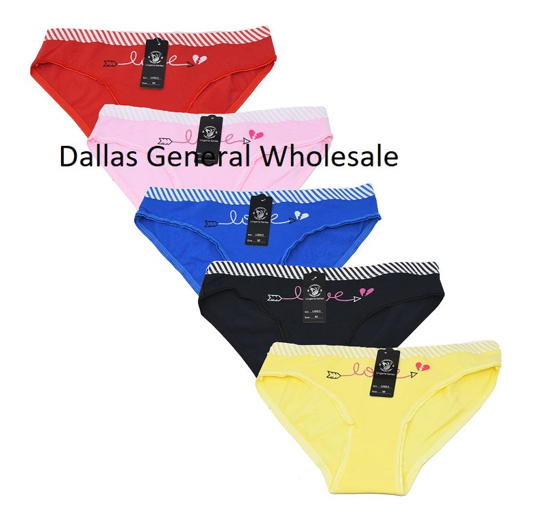 Girls Casual LOVE Underwear Wholesale