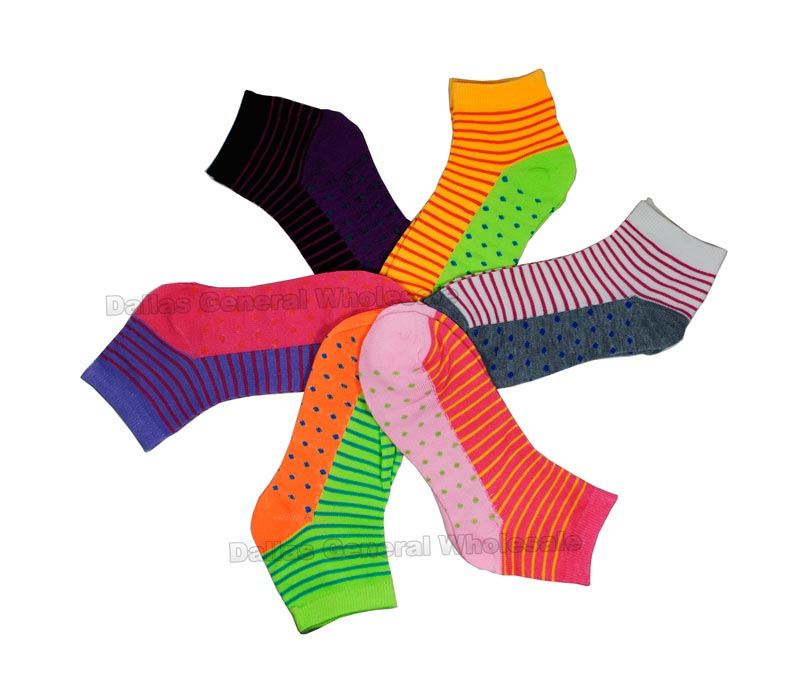 Ladies Casual Ankle Socks Wholesale - Dallas General Wholesale