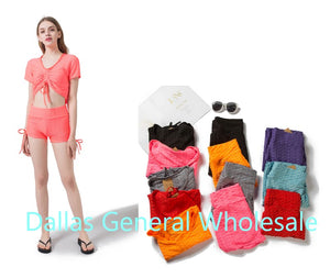 Active Crop Top w/ Shorts Set Wholesale - Dallas General Wholesale